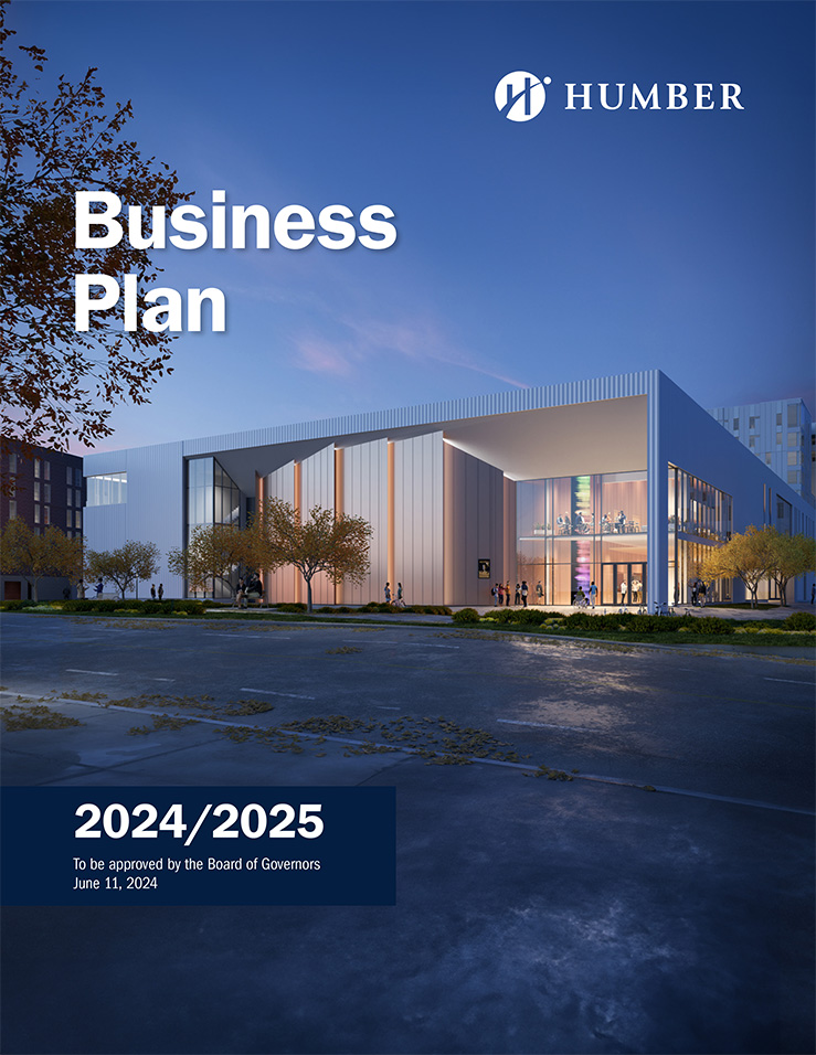 Humber Business Plan 2024-2025 cover image