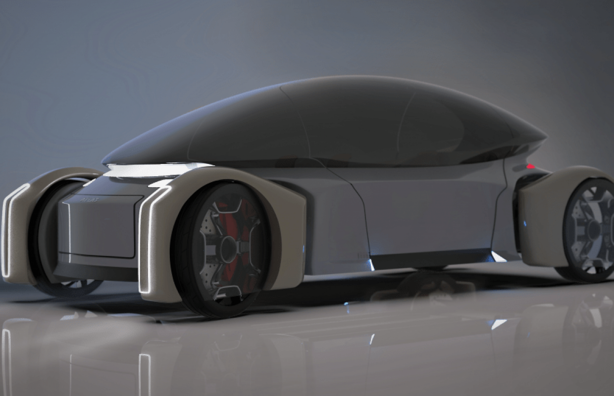 Aconcept vehicle design that was created by students in Humber College’s Bachelor of Industrial Design program.