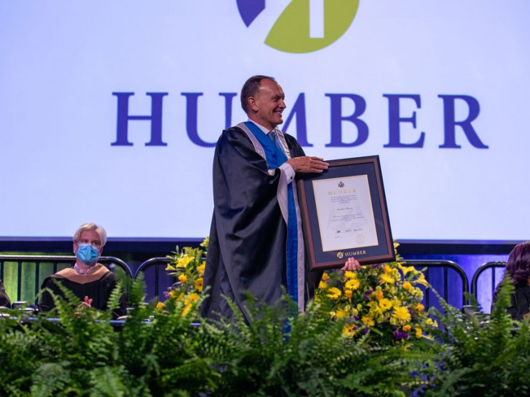 Former Humber President Chris Whitaker