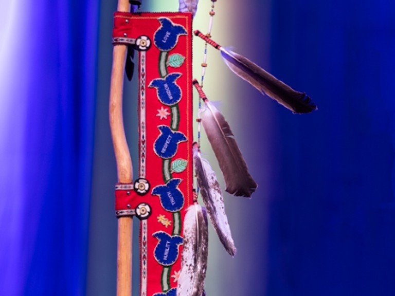 Indigenous ceremonial staff