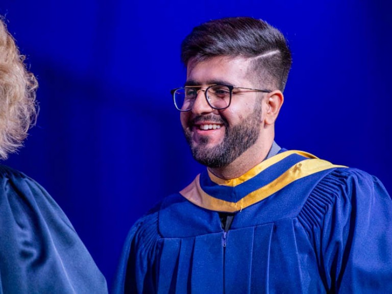 Humber graduate smiles