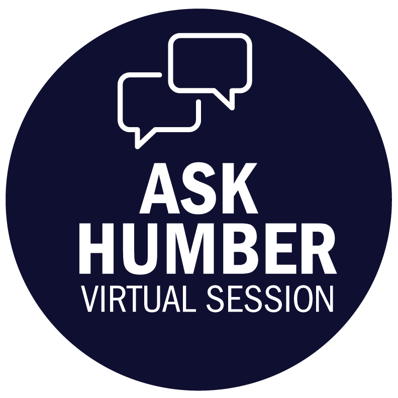 Ask Humber Virtual Session Circle