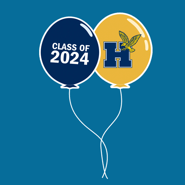 class of 2024 balloons