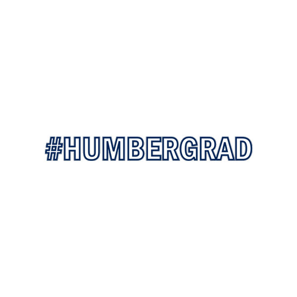 #humbergrad in navy and gold