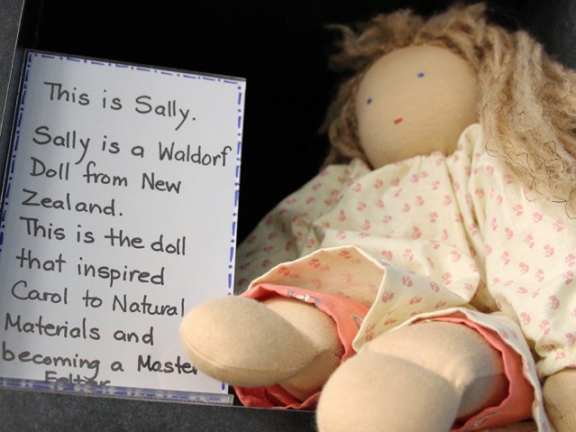 This is Sally image.Sally is a Waldorf Doll from New Zealand