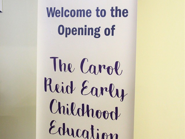 Welcome to the Opening of Carol Reid Early Childhood Education Lab