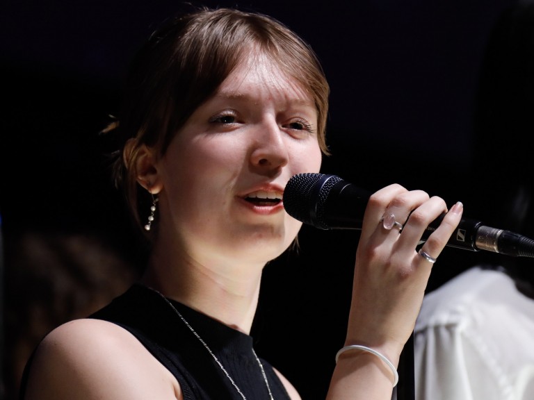 Person singing