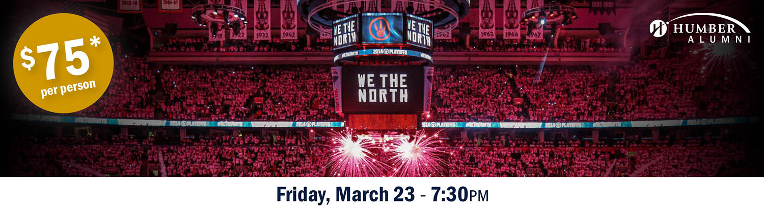 $75 raptors march 23 - 7:30pm