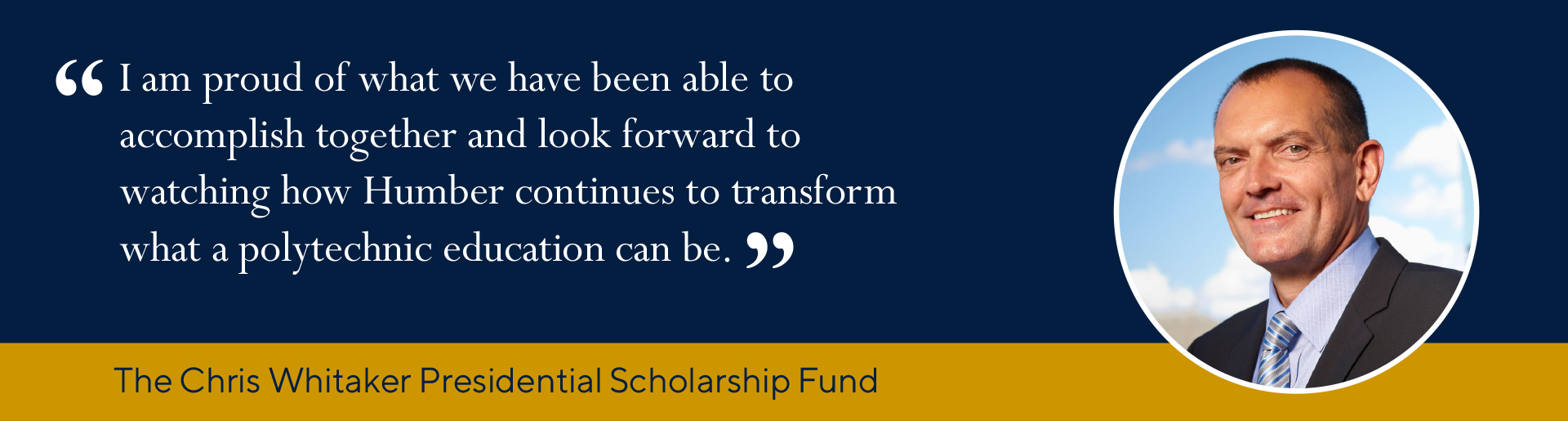 the chris whitaker presidential scholarship fund