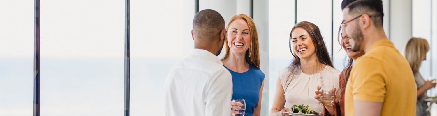 group of people smiling