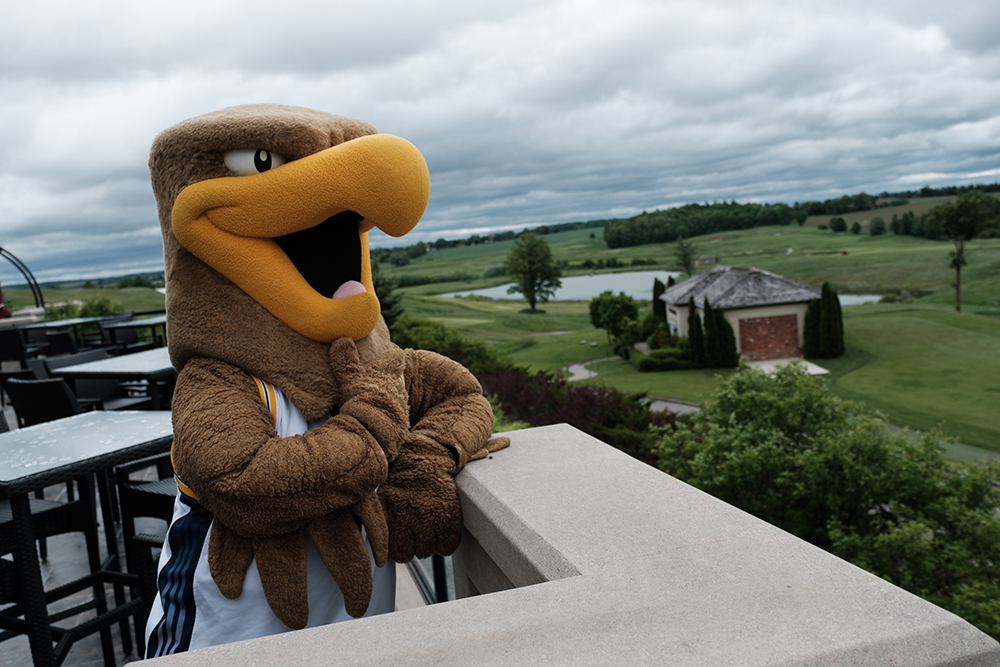 Humber Mascot at the Club at Bond Head