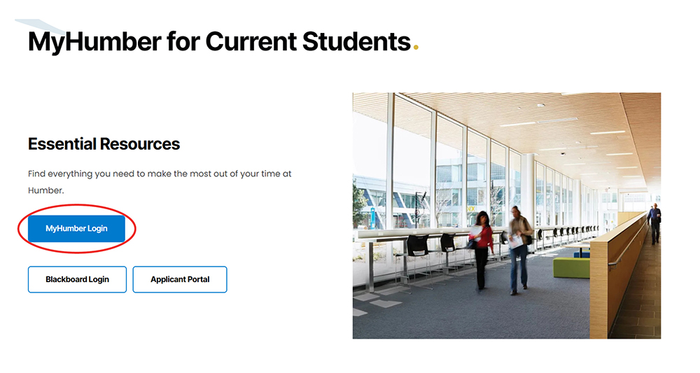 myhumber for current students, essential resources, myhumberlogin