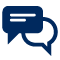 navy chat icon
