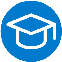 Graduation cap icon