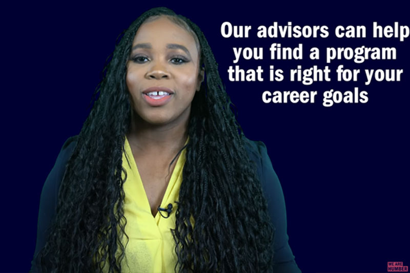 Our Advisors can help you find a program that is right for your carrer goals