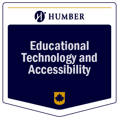 Educational Technology and Accessibility micro-credential badge