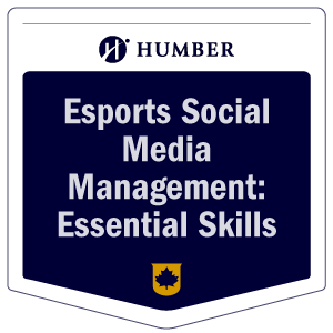 Esports Social Media Management: Essential Skills micro-credential badge