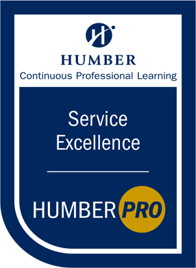 Service Excellence micro-credential digital badge