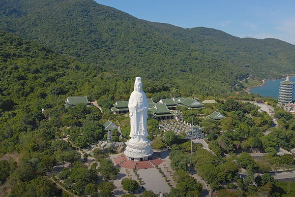 Vietnam landscape of statue