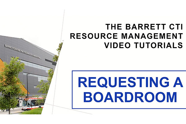 requesting a boardroom video tutorial