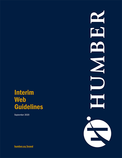 Interim Web Guidelines (September 2020) Cover Page