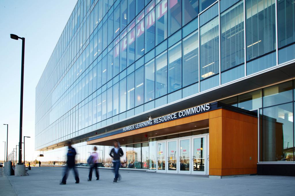 The Learning Resource Commons Building at the North Campus of Humber College