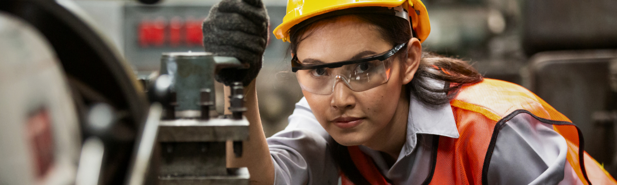 female student machinist