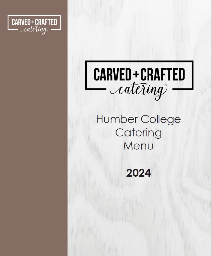 Catering Menu Cover Page