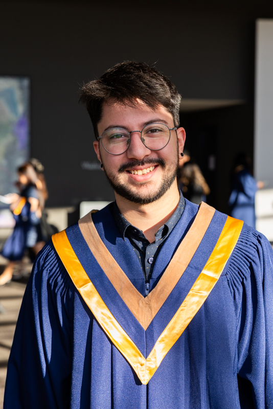 Student posing for picture