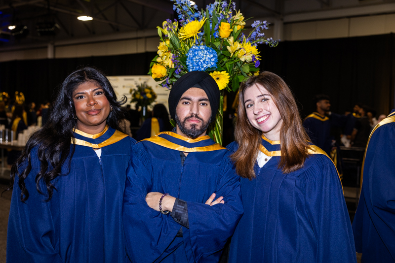 Students posing for photo
