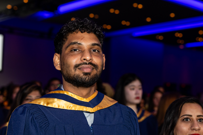Student posing for photo