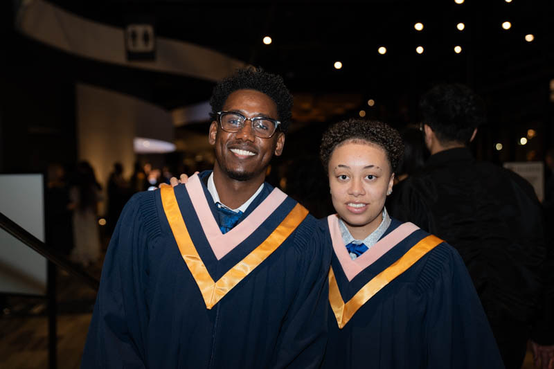 Students posing for picture