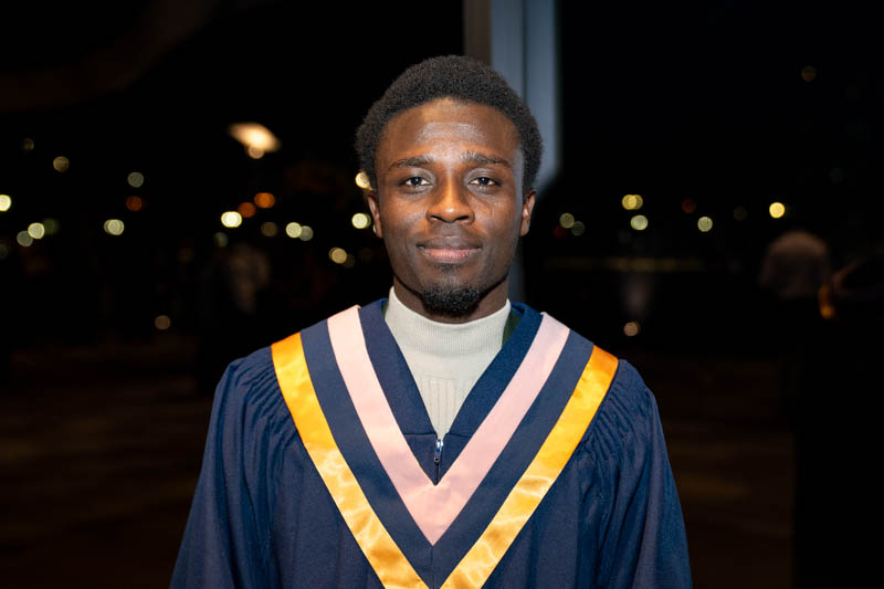 Student posing for picture