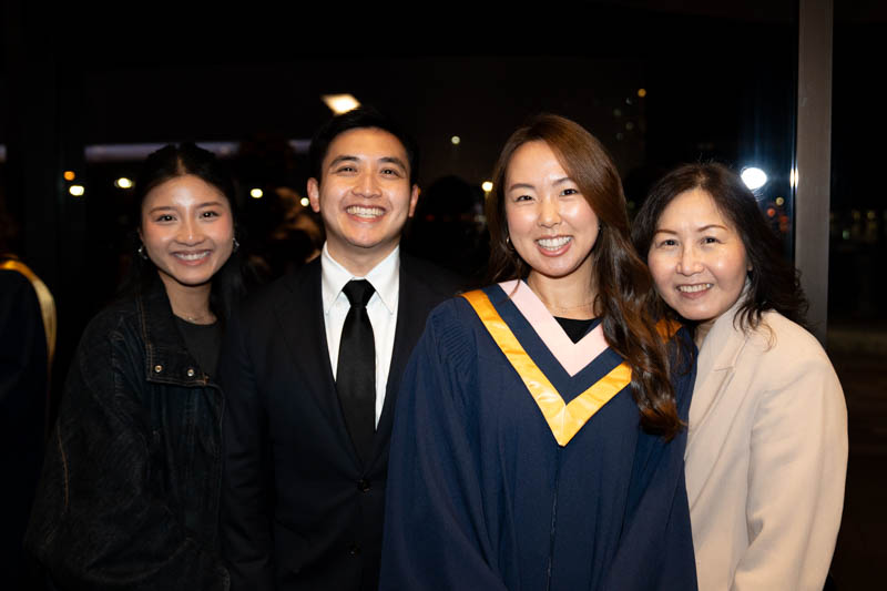 Students posing for picture