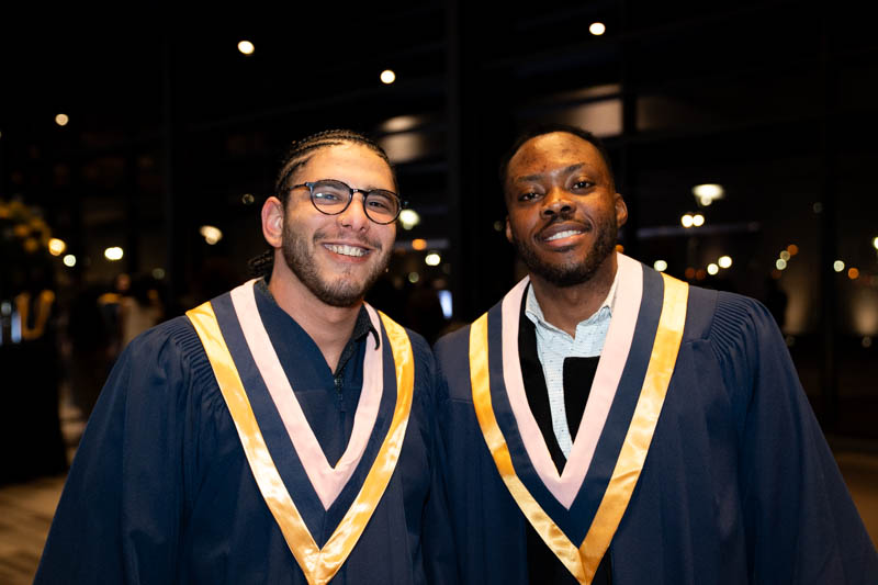 Students posing for picture