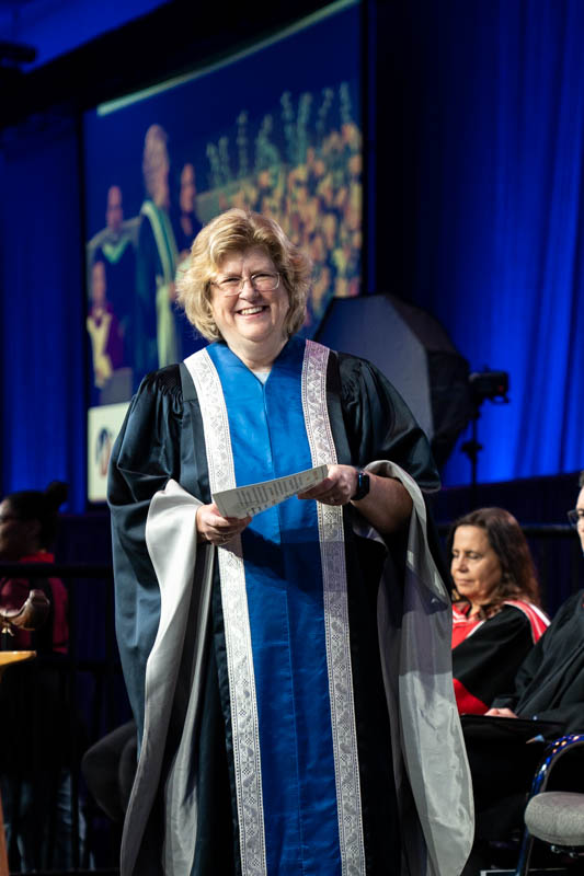 Humber President Giving Diploma