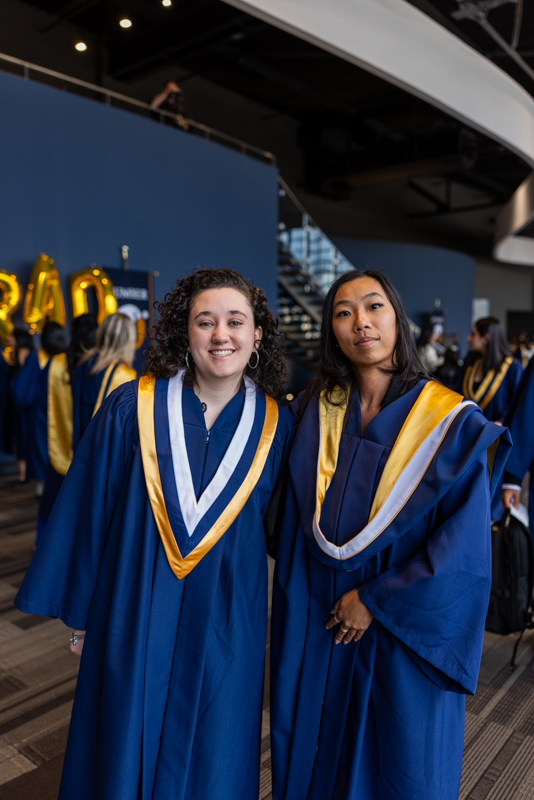 Students posing for picture