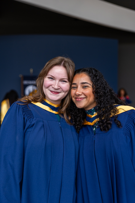 Students smiling for picture