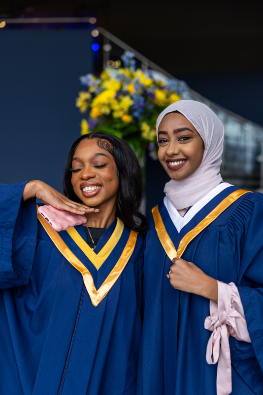 Students posing for photo