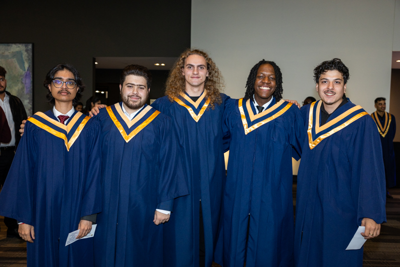 Students posing for photo