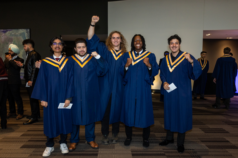 Students posing for photo