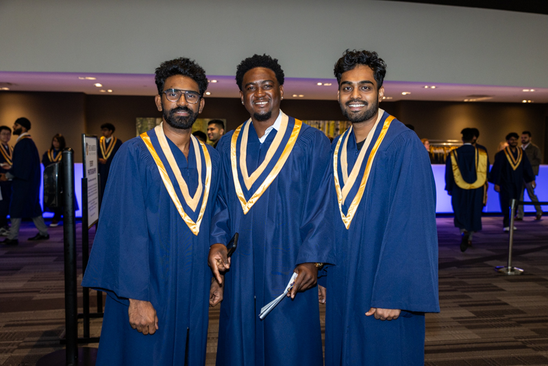 Students posing for photo