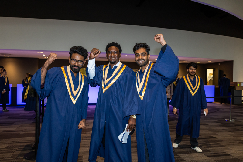 Students posing for photo