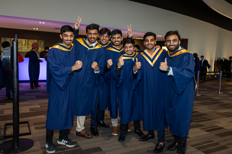 Students posing for photo