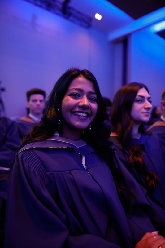 Student Smiling for photo