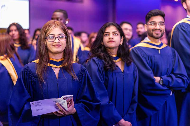 Students watching ceremony