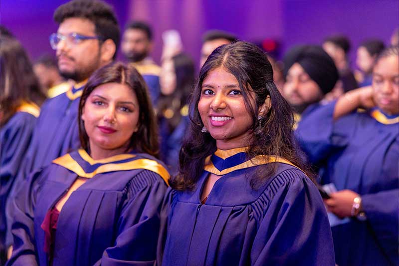 Student posing for picture