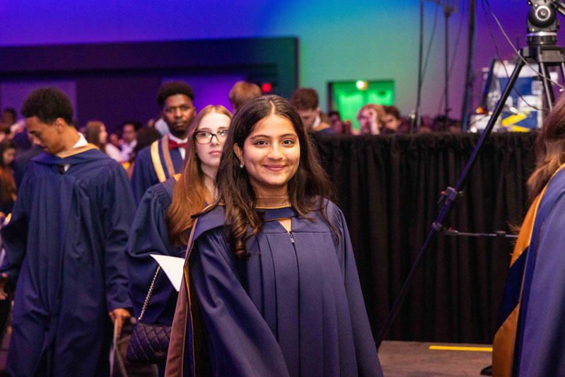 Students in line