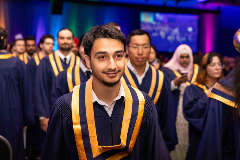 Students in line
