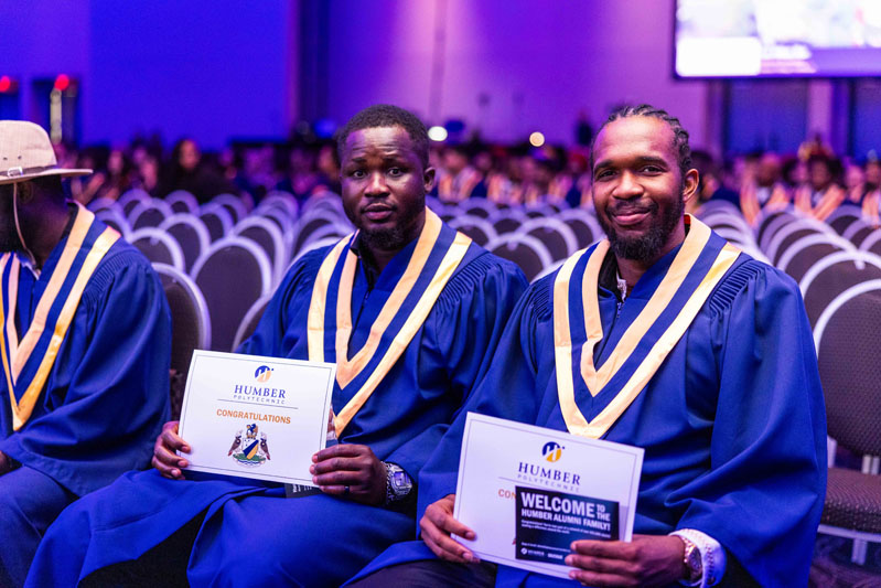 Students Holding diploma